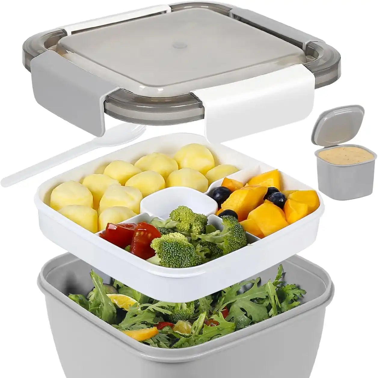 3 Compartment Lunch Container | Greentainer EU