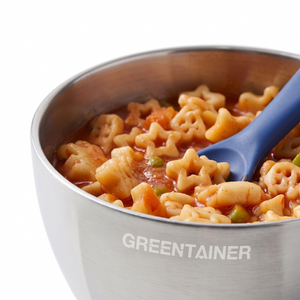 Greentainer compact stainless steel bowl set for everyday table use