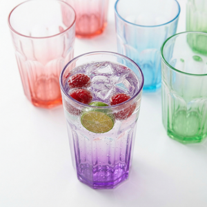 Greentainer lightweight plastic tumblers for home, parties and outdoor dining