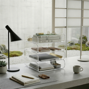 Greentainer A4 desk tray organiser designed for A4 documents, papers and folders
