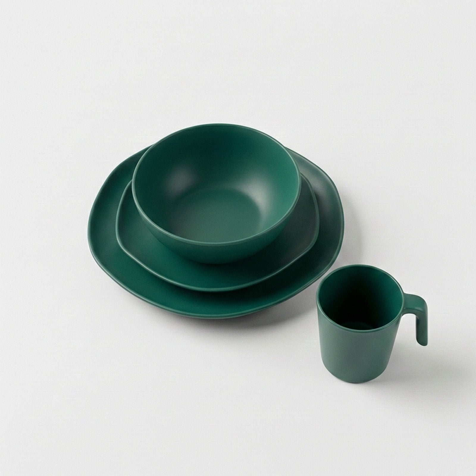 Lightweight Dinnerware Set for 4 | Greentainer EU