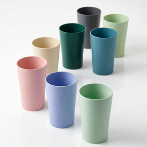 Greentainer 400ml unbreakable plastic cups for adults and kids