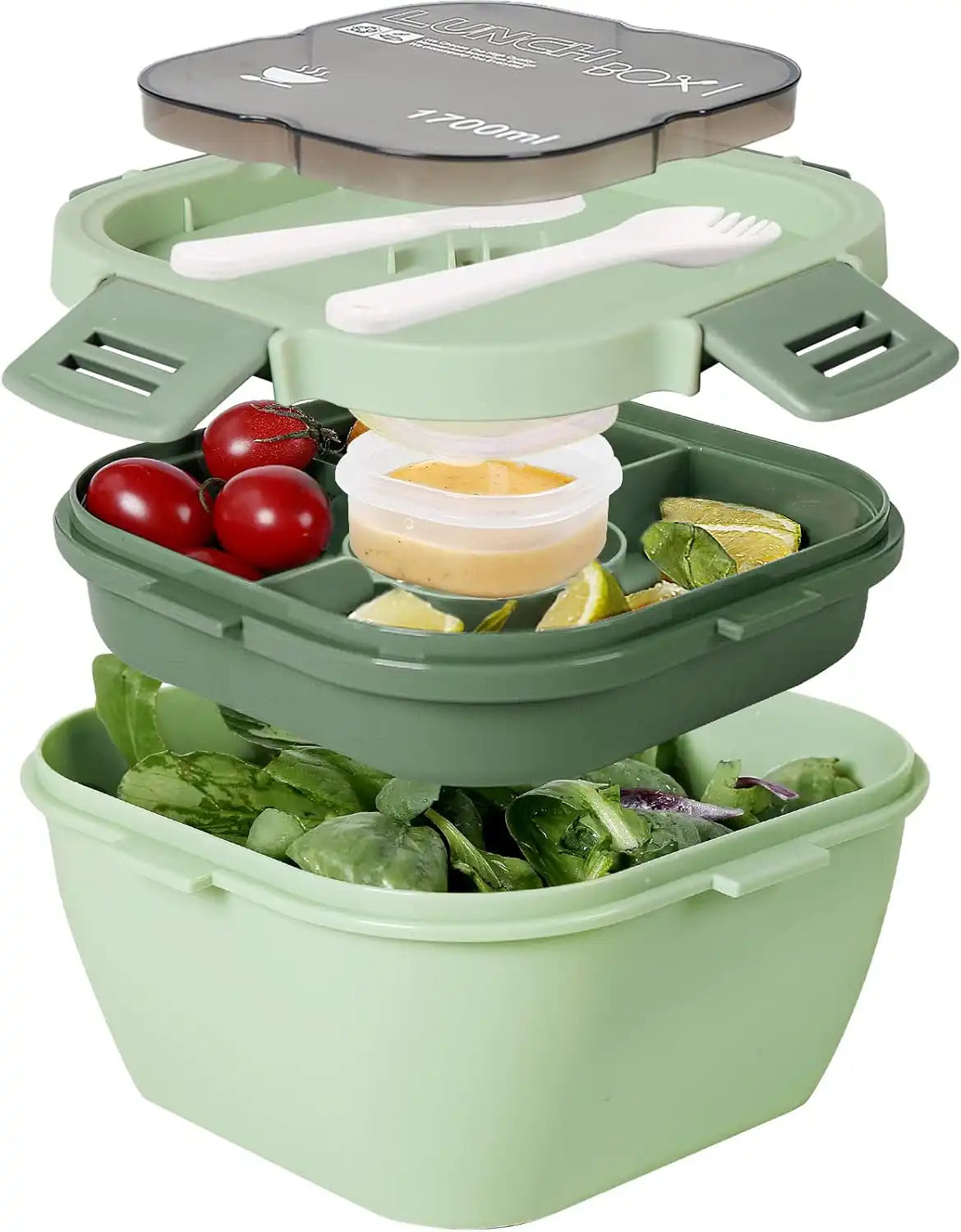 3 Compartment Lunch Container