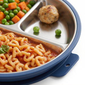 Greentainer children's stainless steel dinner plates