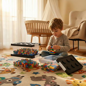 Greentainer BPA-free plastic storage bins for building bricks and toys
