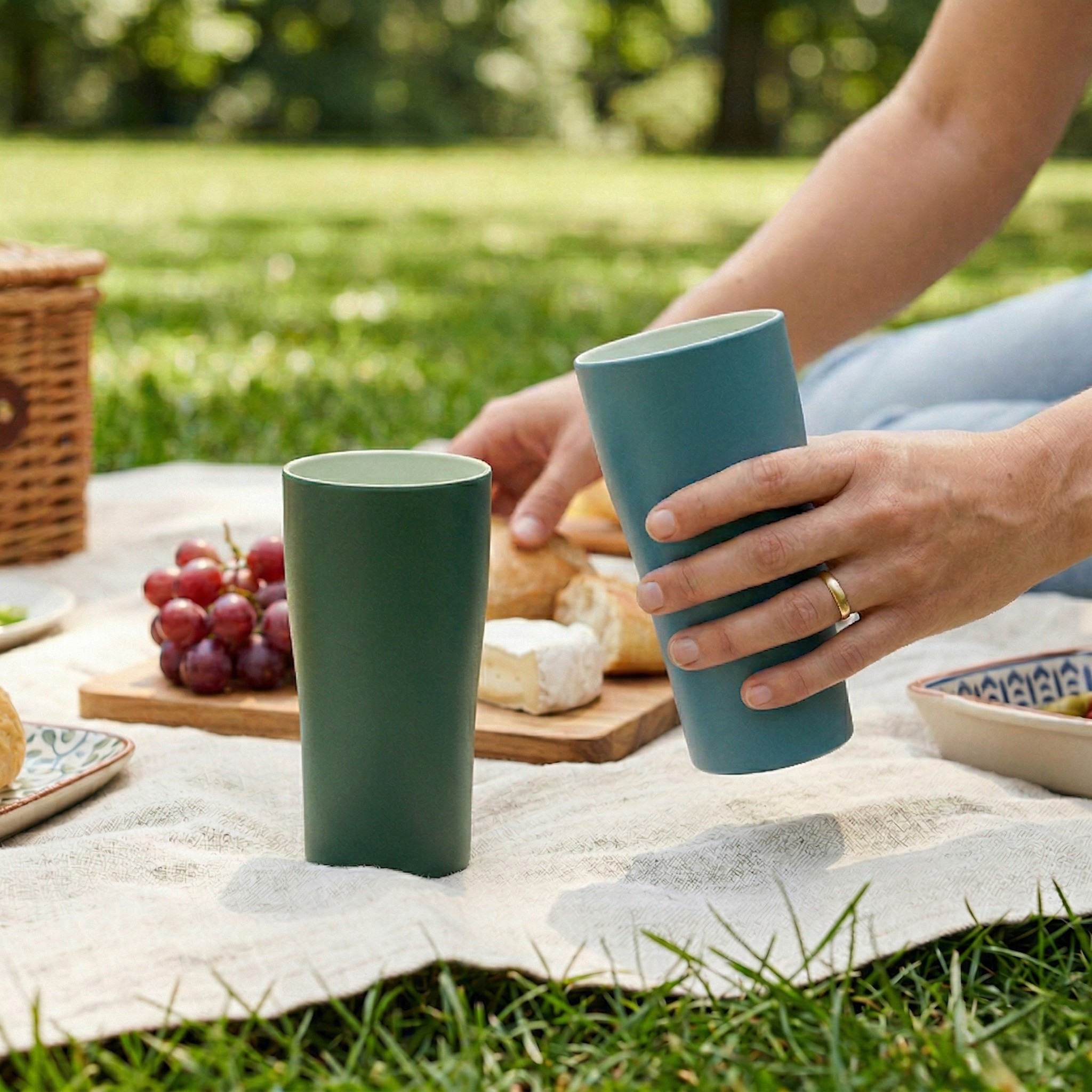 Greentainer reusable drink cups for water, juice and milk