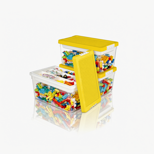 Greentainer toy organiser bin for building bricks and craft items