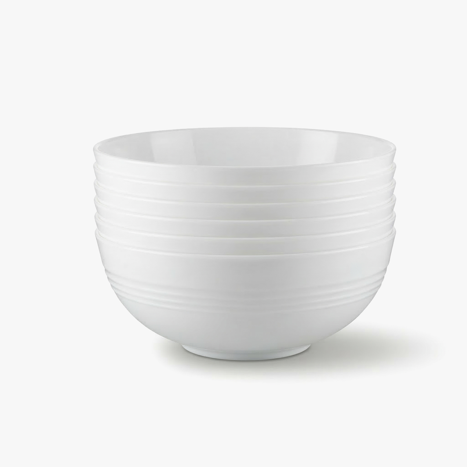 Greentainer large plastic cereal bowls 6-piece set, main product view