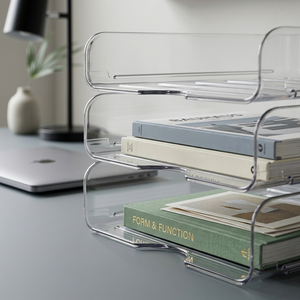 Greentainer stackable A4 paper desk tray organiser